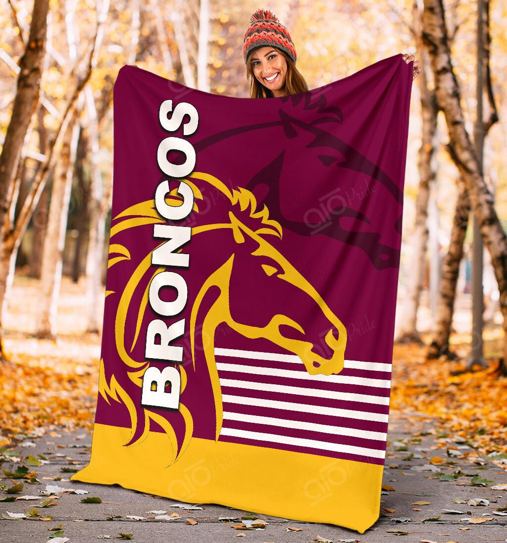 Brisbane Broncos Premium Blanket NRL6623LNQC7666 - Aussie Fansidea