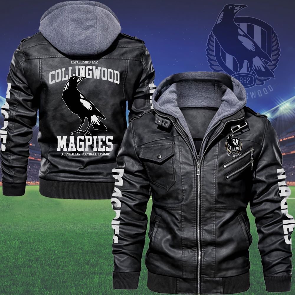 AFL Collingwood Magpies Leather Jacket CM160623LNQ2TTT – Aussie Fansidea