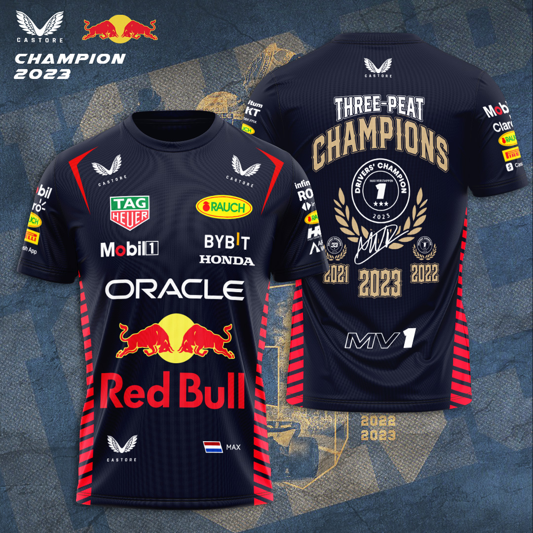 Red Bull Racing F1 2023 Champion 3D Apparels TANTN 2679 RB01102023M14 ...